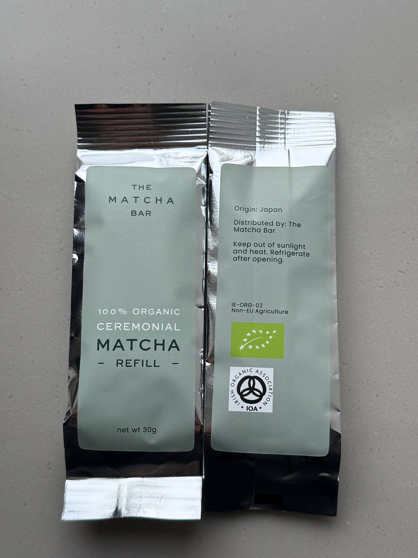 30g Organic Ceremonial Grade Matcha Refill Pouch